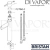 Bristan Flute Tall Basin Mixer Clicker Tap Spares